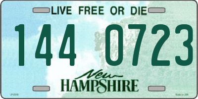 NH license plate 1440723