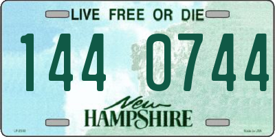 NH license plate 1440744
