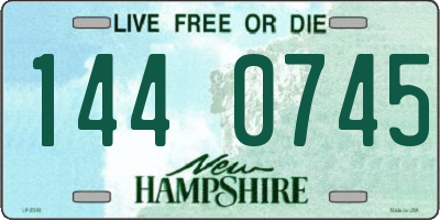 NH license plate 1440745