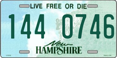NH license plate 1440746