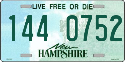 NH license plate 1440752