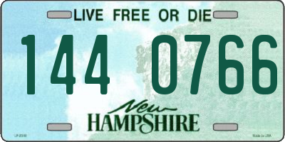 NH license plate 1440766