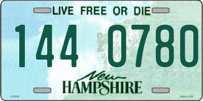 NH license plate 1440780
