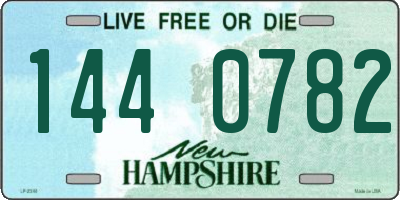 NH license plate 1440782