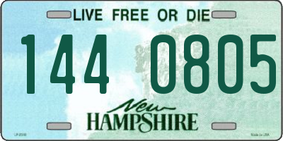 NH license plate 1440805