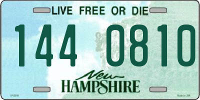 NH license plate 1440810