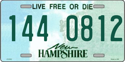 NH license plate 1440812