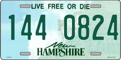 NH license plate 1440824