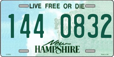 NH license plate 1440832