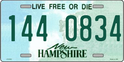 NH license plate 1440834