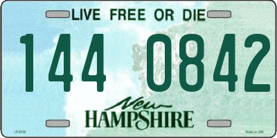 NH license plate 1440842