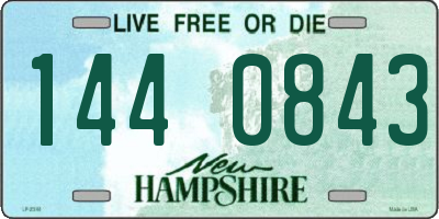 NH license plate 1440843