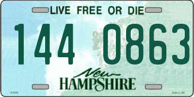 NH license plate 1440863