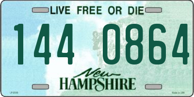 NH license plate 1440864