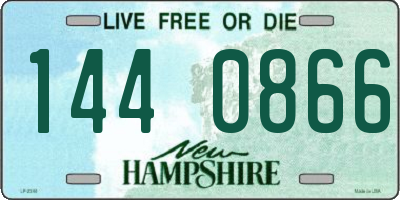 NH license plate 1440866