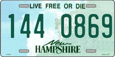 NH license plate 1440869