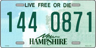 NH license plate 1440871