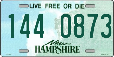 NH license plate 1440873