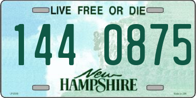 NH license plate 1440875