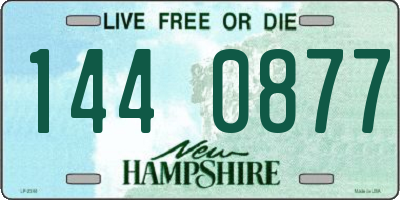 NH license plate 1440877