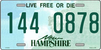 NH license plate 1440878