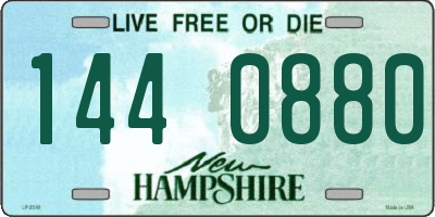 NH license plate 1440880