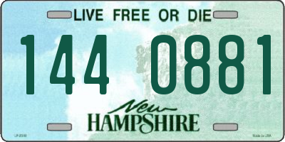 NH license plate 1440881