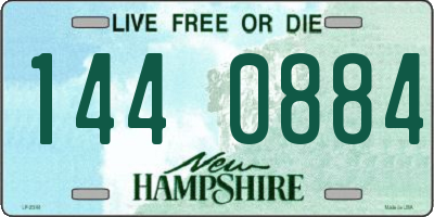 NH license plate 1440884