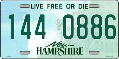 NH license plate 1440886