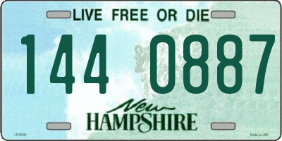 NH license plate 1440887