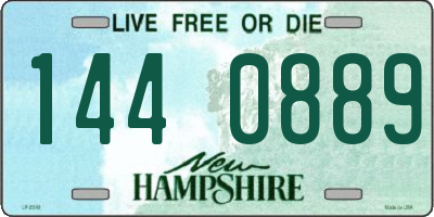 NH license plate 1440889