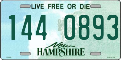 NH license plate 1440893