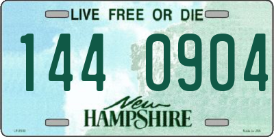 NH license plate 1440904