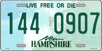 NH license plate 1440907