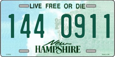NH license plate 1440911