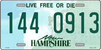 NH license plate 1440913
