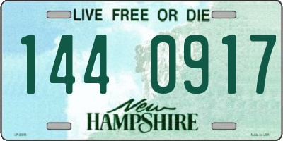 NH license plate 1440917