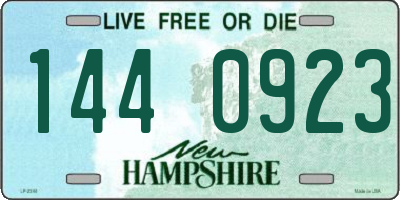 NH license plate 1440923