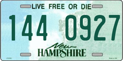 NH license plate 1440927