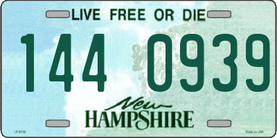 NH license plate 1440939