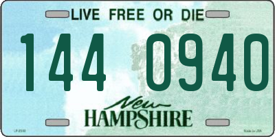 NH license plate 1440940