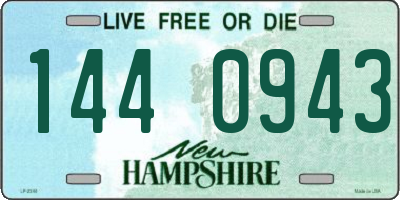 NH license plate 1440943