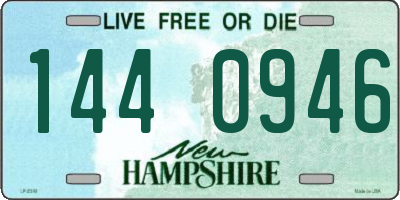 NH license plate 1440946