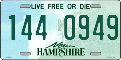 NH license plate 1440949