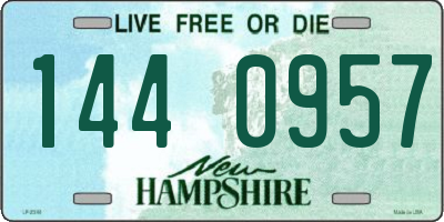 NH license plate 1440957