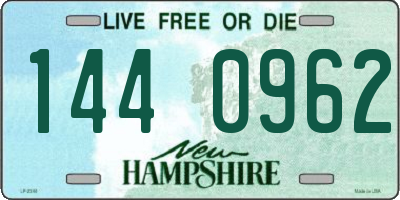 NH license plate 1440962