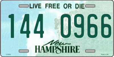 NH license plate 1440966