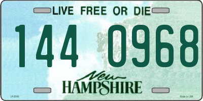 NH license plate 1440968