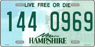 NH license plate 1440969