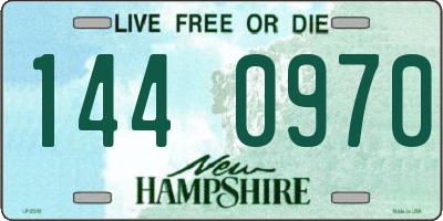 NH license plate 1440970